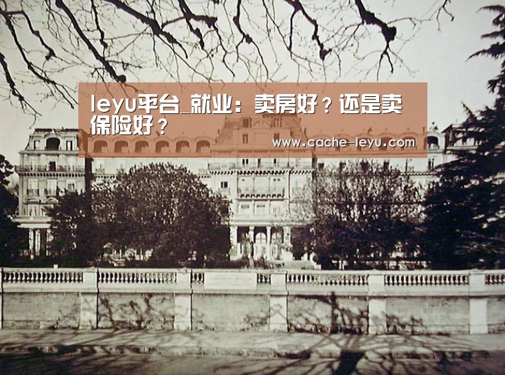 leyu平台_就业:卖房好?还是卖保险好?(图3) leyu平台